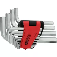   KS Tools 151.4600 Belső hatlap Hajlított csavarhúzó készlet 1/16 coll, 5/64 coll, 3/32 coll, 1/8 coll, 5/32 coll, 3/16 coll, 7/32 coll, 1/4 coll, 5/16 coll,