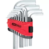   KS Tools 151.4600 Belső hatlap Hajlított csavarhúzó készlet 1/16 coll, 5/64 coll, 3/32 coll, 1/8 coll, 5/32 coll, 3/16 coll, 7/32 coll, 1/4 coll, 5/16 coll,
