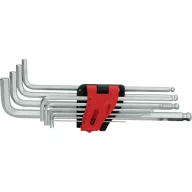   KS Tools 151.4940 Belső hatlap Hajlított csavarhúzó készlet 1.5 mm, 2 mm, 2.5 mm, 3 mm, 4 mm, 5 mm, 6 mm, 7 mm, 8 mm, 10 mm 10 részes