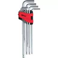   KS Tools 151.4940 Belső hatlap Hajlított csavarhúzó készlet 1.5 mm, 2 mm, 2.5 mm, 3 mm, 4 mm, 5 mm, 6 mm, 7 mm, 8 mm, 10 mm 10 részes