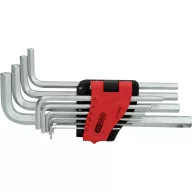   KS Tools 151.5040 Belső hatlap Hajlított csavarhúzó készlet 1.5 mm, 2 mm, 2.5 mm, 3 mm, 4 mm, 5 mm, 6 mm, 7 mm, 8 mm, 10 mm 10 részes