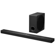   LG Electronics DS90TY.DDEULLK Soundbar Fekete Vezeték nélküli mélysugárzóval, Dolby Atmos®, Nagyfelbontású hang, Fali rögzítés, Bluetooth, WLAN