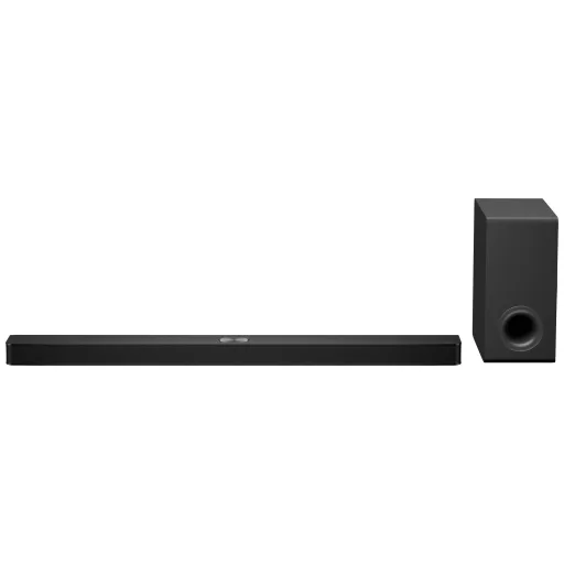 LG Electronics DS90TY.DDEULLK Soundbar Fekete Vezeték nélküli mélysugárzóval, Dolby Atmos®, Nagyfelbontású hang, Fali rögzítés, Bluetooth, WLAN