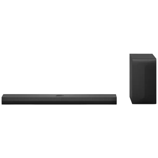 LG Electronics DS70TY.ADEULLK Soundbar Fekete Vezeték nélküli mélysugárzóval, Dolby Atmos®, Nagyfelbontású hang, Fali rögzítés, Bluetooth, WLAN