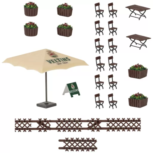 Faller 130619 H0 Vidéki fogadó Veltins