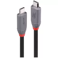 LINDY USB C kábel USB4™ USB-C® dugó 2.00 m Fekete 36958