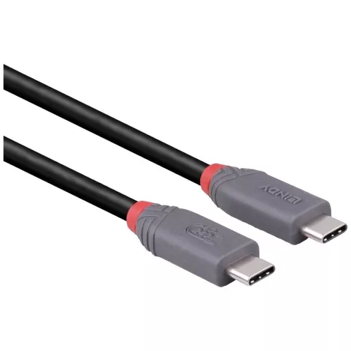 LINDY USB C kábel USB4™ USB-C® dugó 2.00 m Fekete 36958