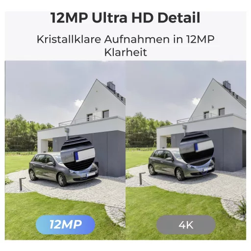 Reolink NVS8-12MB4 LAN IP-Megfigyelő kamera készlet8 csatornás4 db kamerával4512 x 2512 pixel