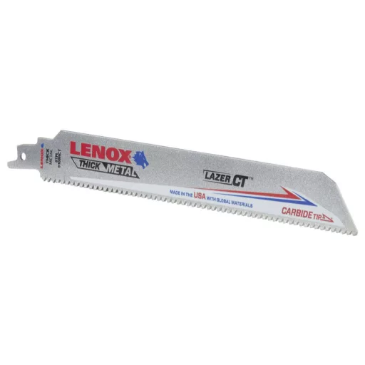 Lenox 2014224 HM dugattyús fűrészlap Lazer CT fémhez 2mm 229x25x1,3mm Fűrészlap hossz 229 mm 1 db