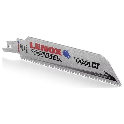 Lenox 2014220 HM dugattyús fűrészlap Lazer CT fémhez 2mm 152x25x1,3mm Fűrészlap hossz 152 mm 1 db