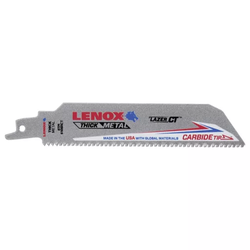 Lenox 2014220 HM dugattyús fűrészlap Lazer CT fémhez 2mm 152x25x1,3mm Fűrészlap hossz 152 mm 1 db