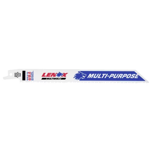 Lenox 20580810R BIM dugattyús fűrészlap univerzális alkalmazásokhoz 203x19x1,3mm Fűrészlap hossz 203 mm 5 db