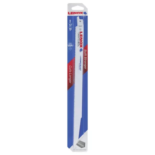 Lenox 21510118R BIM dugattyús fűrészlap univerzális alkalmazásokhoz 305x19x0,9mm Fűrészlap hossz 305 mm 5 db