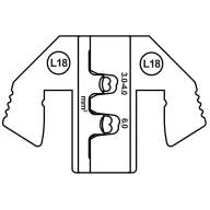   TOOLCRAFT TO-9625863 Krimpelő betét MCP 6.3/4.8K & SPT érintkező 3 - 6 mm² Alkalmas márka TOOLCRAFT