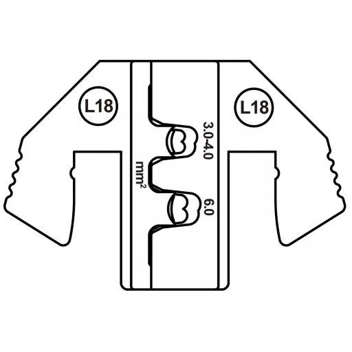 TOOLCRAFT TO-9625863 Krimpelő betét MCP 6.3/4.8K & SPT érintkező 3 - 6 mm² Alkalmas márka TOOLCRAFT