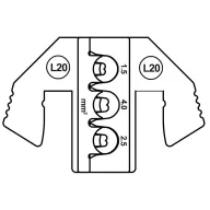   TOOLCRAFT TO-9625869 Krimpelő betét MCP 6.3/4.8K & SPT lapos érintkező (SWS) 1.5 - 2.5 mm² Alkalmas márka TOOLCRAFT