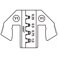  TOOLCRAFT TO-9625878 Krimpelő betét Yazaki YES/YESC 1,5 lezáratlan érintkező terminál 0.35 - 1 mm² Alkalmas márka TOOLCRAFT