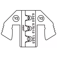   TOOLCRAFT TO-9625881 Krimpelő betét Yazaki YES/YESC 2.8 lezárt érintkező terminál 0.3 - 2.5 mm² Alkalmas márka TOOLCRAFT