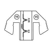   TOOLCRAFT TO-9625890 Krimpelő betét Yazaki YES/YESC 0,64x0,64 lezáratlan érintkező 0.35 - 0.5 mm² Alkalmas márka TOOLCRAFT