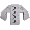 TOOLCRAFT TO-9625893 Krimpelő betét Yazaki YES/YESC 0,64x0,64 lezárt érintkező, Yazaki terminál 7116-1471 0.35 - 0.5 mm² Alkalmas márka TOOLCRAFT