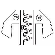   TOOLCRAFT TO-9625893 Krimpelő betét Yazaki YES/YESC 0,64x0,64 lezárt érintkező, Yazaki terminál 7116-1471 0.35 - 0.5 mm² Alkalmas márka TOOLCRAFT