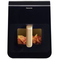  Panasonic NF-CC600AXE Forrólevegős fritőz 6 l 1450 W Cool-touch ház, Gőz hozzáadás, Digitális időzítő, LCD kijelző, betekintőablak, start-stopp automatika