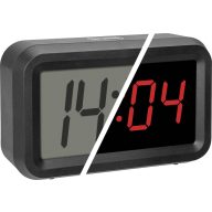   TFA Dostmann 60.2038.01 Kvarc Ébresztőóra Fekete Riasztási idők 1 Nagy kijelző