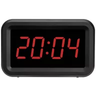  TFA Dostmann 60.2038.01 Kvarc Ébresztőóra Fekete Riasztási idők 1 Nagy kijelző