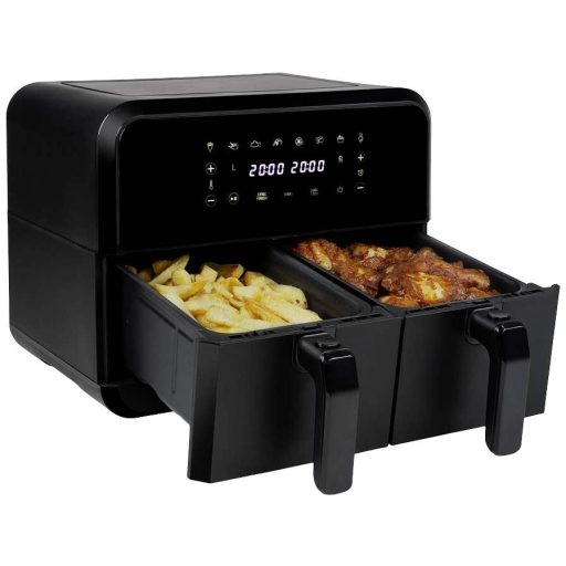Princess 01.182068.01.001 Dupla fritőz 8 l 2400 W Kijelzővel Fekete
