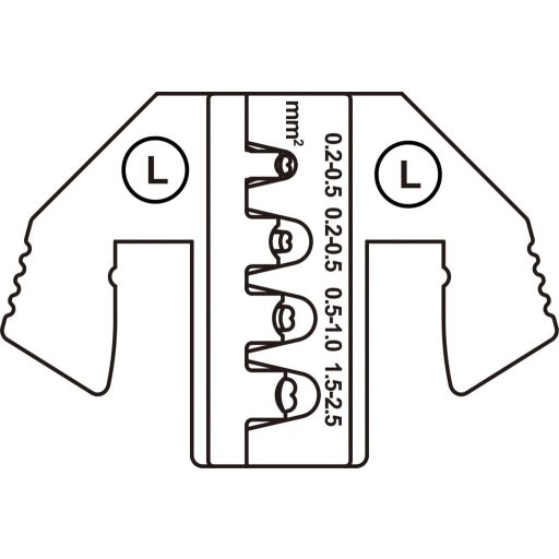 TOOLCRAFT TO-9627216 Krimpelő betét JPT csatlakozó 0.2 - 2.5 mm²
