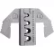 TOOLCRAFT TO-9627219 Krimpelő betét JPT érintkező, MCP lapos érintkező 0.5 - 2.5 mm²