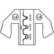   TOOLCRAFT TO-9627228 Krimpelő betét JPT laposérintkező, JPT 2.8K érintkező (SWS) 0.2 - 2.5 mm²