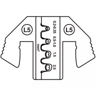   TOOLCRAFT TO-9627231 Krimpelő betét MCP 2.8 érintkező, JPT laposérintkező, Érzékelő soros érintkező 0.2 - 2.5 mm²