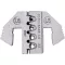 TOOLCRAFT TO-9627234 Krimpelő betét MCP 2.8 érintkező, JPT laposérintkező, Érzékelő soros érintkező (SWS) 0.5 - 2.5 mm²