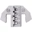 TOOLCRAFT TO-9627234 Krimpelő betét MCP 2.8 érintkező, JPT laposérintkező, Érzékelő soros érintkező (SWS) 0.5 - 2.5 mm²