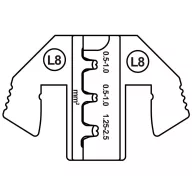   TOOLCRAFT TO-9627237 Krimpelő betét TE CI 2 , ST, JPT laposérintkező, JT érintkező 0.5 - 2.5 mm²
