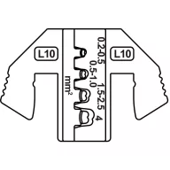   TOOLCRAFT TO-9627243 Krimpelő betét SPT lapos érintkező, SPT hüvely érintkező, MCP 0.2 - 4 mm² Alkalmas márka TOOLCRAFT