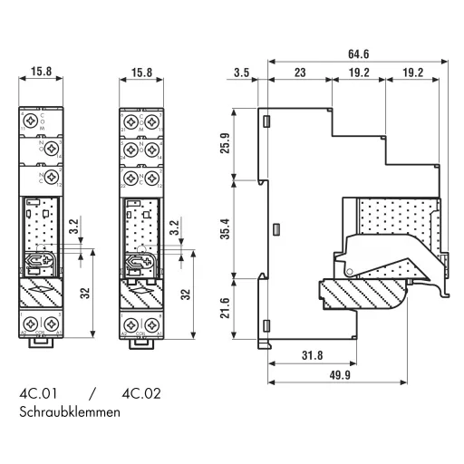 Finder 4C.02.8.230.0060 Relé modul Névleges feszültség: 230 V/AC Max. kapcsolási áram: 8 A 2 váltó Tray 1 db