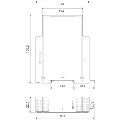 Finder 7S.12.9.024.5110 Ipari relé Névleges feszültség: 24 V/DC Max. kapcsolási áram: 6 A 1 záró, 1 nyitó Tray 1 db