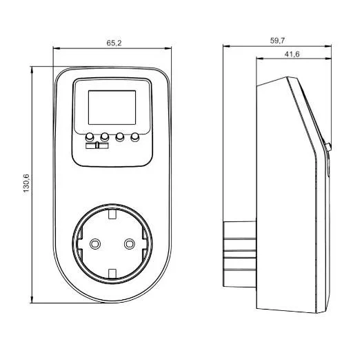 Theben 0200130 Időkapcsoló óra Digitális Heti program 2600 W Kijelző megvilágítás, Időzítő funkció, Programozás funkció