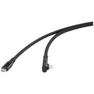   Renkforce USB C kábel USB4™ USB-C® dugó 1.00 m Fekete 8K UHD, mágneses dugó RF-6438138