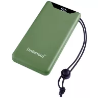   Intenso F10000 Powerbank 10000 mAh Quick Charge, Power Delivery LiPo USB-A, USB-C® Zöld állapotjelző