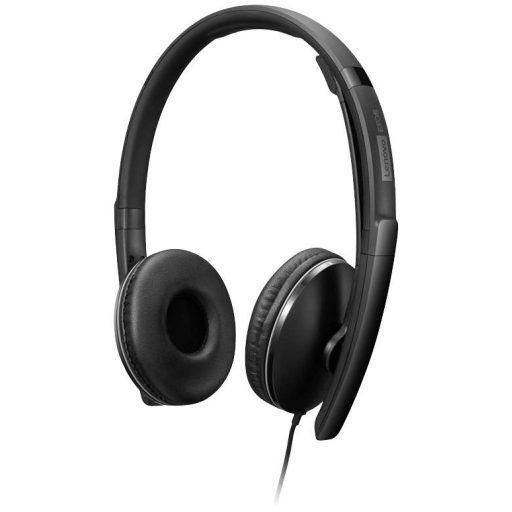 Lenovo Gen 2 On Ear headset Vezetékes Fekete mikrofon zajelnyomás