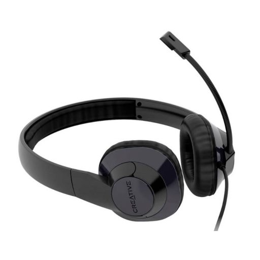 Creative HS-720 V2 On Ear headset Vezetékes Stereo Fekete, Ezüst Hangerő szabályozás, Mikrofon némítás