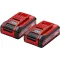 Einhell 4511629 18V 4Ah PXC Plus Twinpack Tartalék akkumulátor 4 Ah Lítiumion
