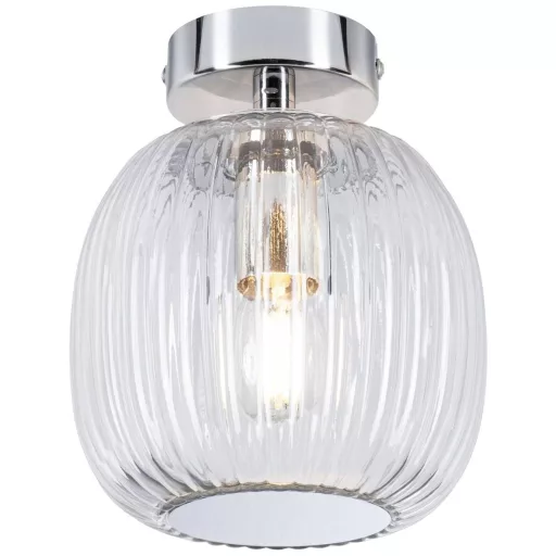 Paulmann 71141 Ruya Mennyezeti lámpa E14 Üveg , Króm