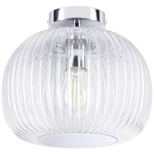 Paulmann 71142 Ruya Mennyezeti lámpa E27 Üveg , Króm