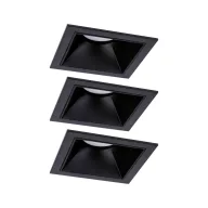   Paulmann 93125 Cole LED-es beépíthető lámpa 3 részes készlet LED 18 W Fekete