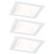 Paulmann 93126 Cole LED-es beépíthető lámpa 3 részes készlet LED 6 W Fehér