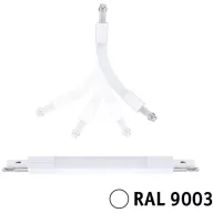   Paulmann 95650 Nagyfeszültségű sínes rendszer elemek Rugalmas összekötő Jelzőfehér